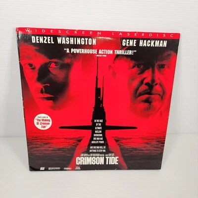 Crimson Tide - Laserdisc LD 1995 Widescreen THX - Tested B3 - Image 1 of 4