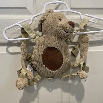 Eddie Bauer Marrón Cachorro Niño Pequeño 2 en 1 Arnés de Seguridad Buddy Mochila 10” Foto 1 de 4