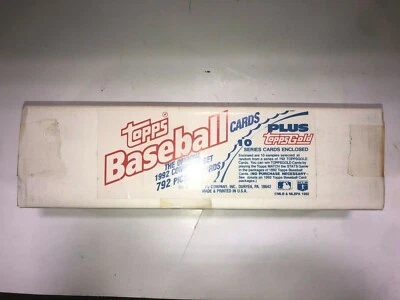 Juego completo de tarjetas de béisbol Topps 1992 792 tarjetas más 10 Topps doradas Foto 1 de 4