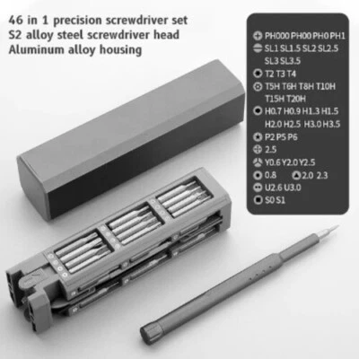 46in1 Precision Screwdriver Set Repair Tool Kit For Laptop Computer PC Phone - Image 1 of 4