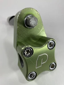 Powerlite Green Stem Old School BMX Pro Hutch GT Tuf Anodized Goose Neck USA DK - Picture 1 of 18