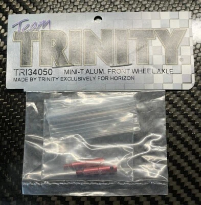 Trinity Team Losi Mini T Front Axles Red Anodized Aluminum TRI34050 34050 Minit - Image 1 of 2