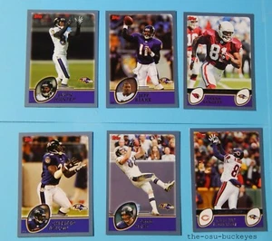 2003 Topps Collection Baltimore Ravens Team Set 16 Karten silberner Schriftzug - Bild 1 von 3