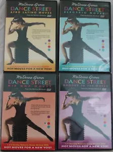 4 MaDonna Grimes Dance Street DVD set lot Hip Hop Moves Groove to the electric - Imagen 1 de 6