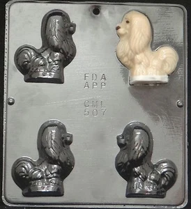 Dog Pekingese Chocolate Candy Mold 507 NEW - Picture 1 of 2