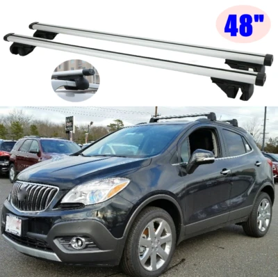 48" Top Roof Rack Cross Bar Luggage Carrier Aluminum & Lock For Buick Enclave - Image 1 of 4