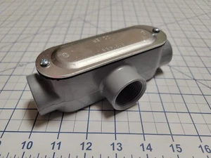 1 Zoll T-Nabe Aluminium Rohrkörper E121488, W21 - Bild 1 von 1