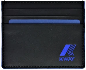 Portafoglio Porta Carte di Credito Uomo Nero/Blu K-Way Wallet UomoNero/Blu - Foto 1 di 2