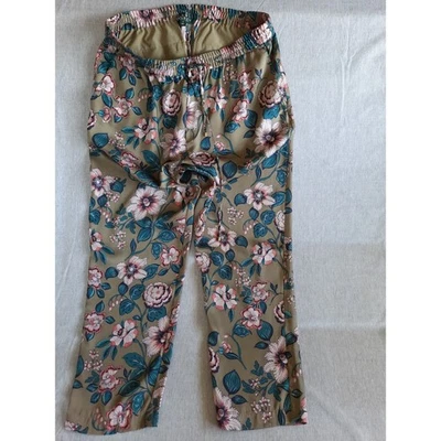 Lauren Ralph Lauren Women 14 Waistband Drawstring Floral All Over Print Pants - Image 1 of 4