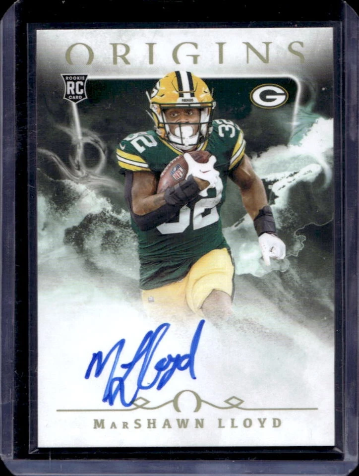 2024 Origins MarShawn Lloyd Rookie Auto RC Rookie #RAU-MLL Packers - Image 1 of 2