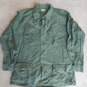 Abrigo Chaqueta Selva Años 70 Vietnam OG 107 Tropical Popelina Inclinado Bolsillo Mediano  - Imagen 1 de 8