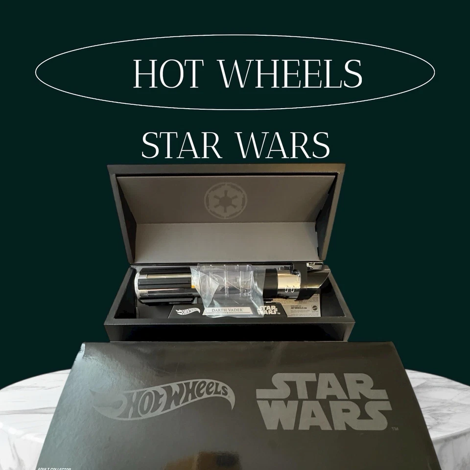 Vehículo Mattel Hot Wheels Star Wars negro y plateado Foto 1 de 4