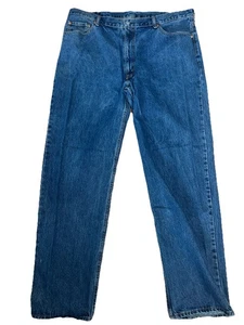 Pantalones de mezclilla Levis 550 para hombre 42X34 azul pierna recta 5 bolsillos etiqueta roja - Imagen 1 de 7