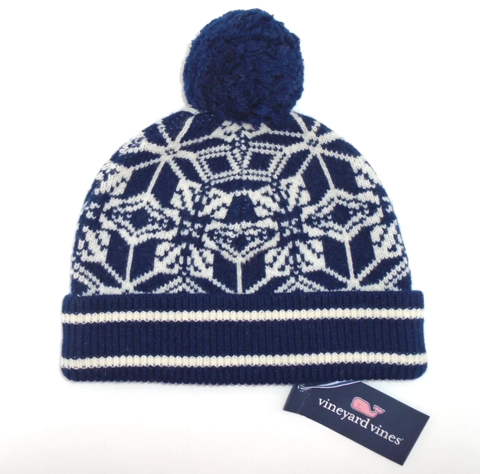 NUEVO GORRO NÓRDICO LANA MERINO PUÑOS VINEYARD VINES INVIERNO POM GORRA PARA HOMBRE" Foto 1 de 1
