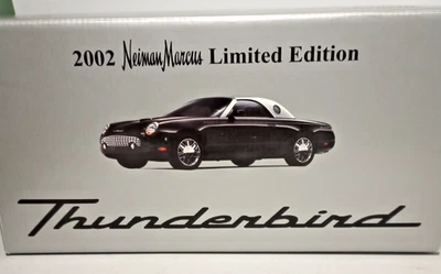 Ford Thunderbird Neiman Marcus 2002 negro edición limitada modelo 1:18 nuevo en caja Foto 1 de 4