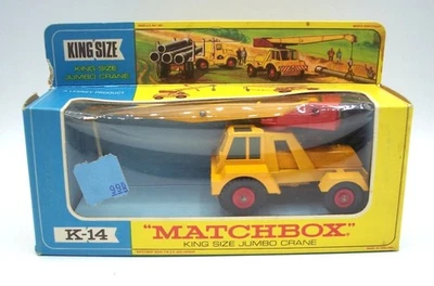Grúa Jumbo Taylor "MATCHBOX" KING SIZE K-14 *CAJA DE PESO ROJA* COMO NUEVA con CAJA Dañada Foto 1 de 4
