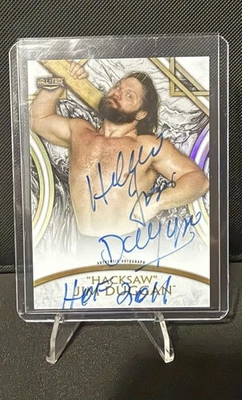 2018 Topps WWE Legends Hacksaw Jim Duggan Autograph Card /199 On Card Auto HOF - Image 1 of 2