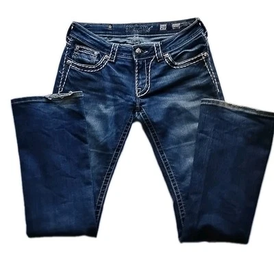 Pantalones de mezclilla Miss Me Boot Cut desgastados para mujer talla 29 * Ver fotos  Foto 1 de 4