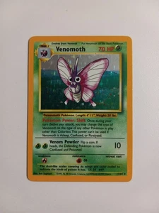 1999 Pokémon TCG Venomoth Jungle 13/64 Holo Rare *No Symbol Error* - Picture 1 of 4