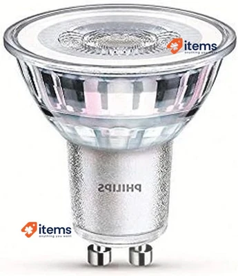 Philips LED Classic 50 W Reflector, Plateado, Blanco Neutro, Paquete de 2, No Regulable Foto 1 de 2