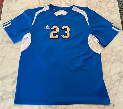UCLA Bruins adidas ClimaCool футбол Джерси # 23 синее золото Pac 12 редкая от 2007 - Изображение 1 из 4