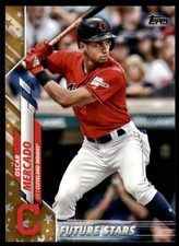 2020 Topps Gold Star Series One Oscar Mercado Cleveland Indians #225