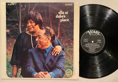 DUKE ELLINGTON & ELLA FITZGERALD at Duke's Place Johnny Hodges GERMAN Verve LP - Image 1 of 2
