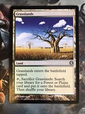 1x Grasslands Duel Deck Knight vs Dragons LP MTG Magic the Gathering x1 MKE