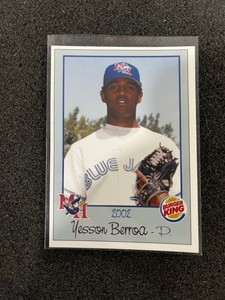 2002 Medicine Hat Blue Jays Burger King Yesson Berroa #39 Baseball Cards