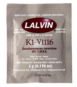 Lalvin K1-V1116 - Imagen 1 de 3