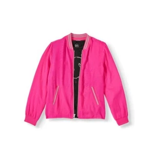 Wonder Nation Challis Bomber Jacket and Graphic T-Shirt 2-Piece Size L 10-12 - Picture 1 of 3