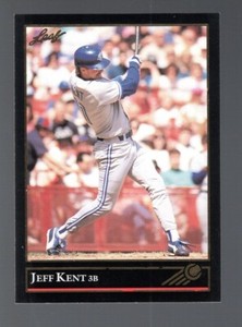 Jeff Kent 1992 Leaf Black Gold #445 RC