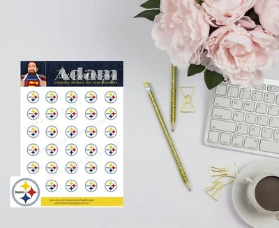 Pittsburgh Steelers Planner Stickers - Image 1 of 2