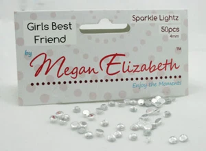 GIRL'S BEST FRIEND SPARKLE LIGHTZ 4mm Megan Elizabeth New Rhinestone Lights - Bild 1 von 2