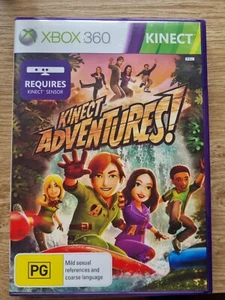 Kinect Adventures Microsoft Xbox 360 Video Game - COMPLETE w manual - TESTED - Picture 1 of 3