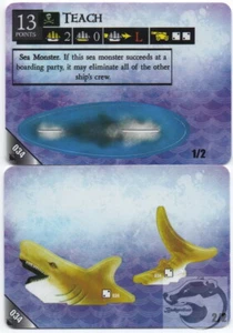 Wizkids Pirates Pocketmodel - Teach (sea monster) PatOE 034 U - Picture 1 of 1