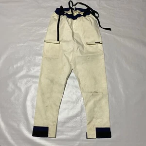 Pantaloni da guadino vintage Patagonia Waders uomo vita L pesca a mosca bianco navy - Foto 1 di 19