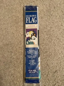 Vintage Deko Flagge Halloween "Spukhaus" 28" x 40" Neu - Bild 1 von 5