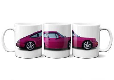 PITSTOPBITS Porsche 911 964RS car mug in Rubystone red