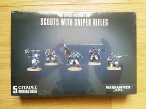 Warhammer 40K SPACE MARINES Scouts with Sniper Rifles - Games Workshop (LEGGI)#1 - Foto 1 di 2