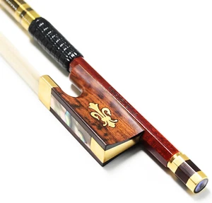 Carbon Fiber Hybrid Violin Bow 4/4 Size Premium Horse Hair for Professionals - Picture 1 of 7