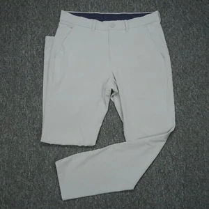 Mizzen Main Pants Men 32x30 Gray Helmsman Slim Performance Chino Straight - Picture 1 of 9