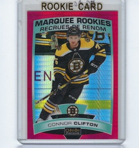 2019-20 O-Pee-Chee Platinum Red Prism RC - Connor Clifton #060/199