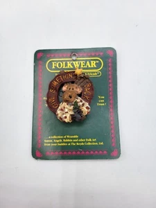 Boyds Bär "Give Something Back" Folkware Anstecknadel Brosche ~ 2" - Bild 1 von 3