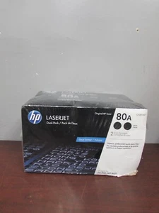 HP LASERJET 80A CZARNY WKŁAD DRUKARSKI CF280AD DUAL PK (33E) - Zdjęcie 1 z 6
