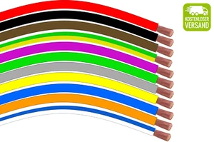 H07V-K 2,5mm² Litze Farbwahl Kabel Längenwahl 10m (0,96€/m) 20m (0,80€/m) - Picture 1 of 1
