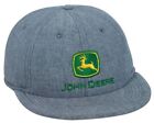 JOHN DEERE DENIM FOAM TWILL TRUCKER Trademark Logo HAT CAP BRAND NEW 