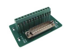 DB25 Male Signals Breakout Board Screw terminals vertical - Picture 1 of 2