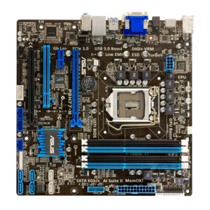 Placa madre PARA Asus P8H77-M LGA 1155 DDR3 H77 M-ATX probada OK - Imagen 1 de 4