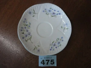 14 cm Dainty Shape Saucer / Tea Cup Size - Shelley Blue Rock - Picture 1 of 4